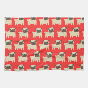 Pug Life Kitchen Towel