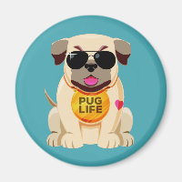 Pug Life magnet
