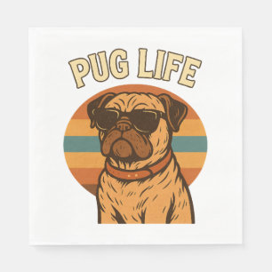 Pug Life Napkins
