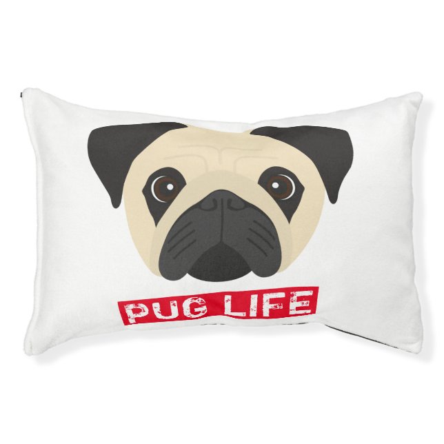Pug Life Pet Bed (Front)