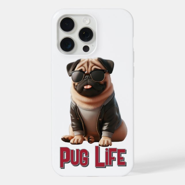 Pug Life Phone Case (Back)