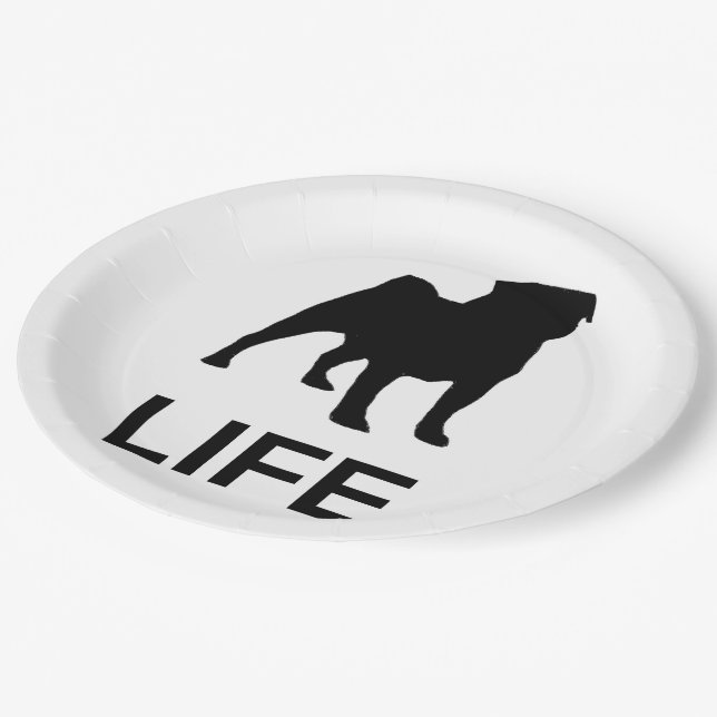 pug life silo paper plates (Angled)