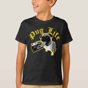 Pug Life T Shirts Pug Life T Shirt Designs Zazzle - pug life shirt roblox