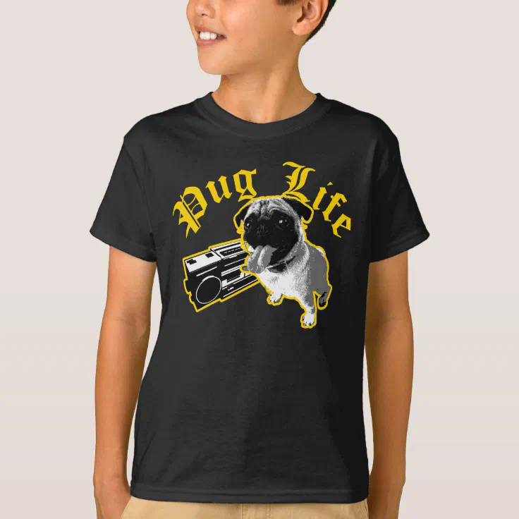 pug life dog shirt