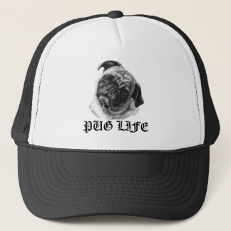 Pug Life Trucker Hat by nicola