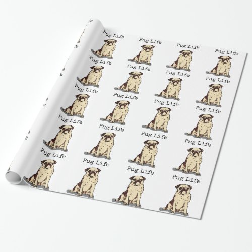 Pug Life Wrapping Paper