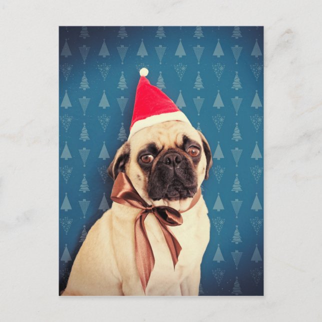 Pug Lola XMas Card (Front)