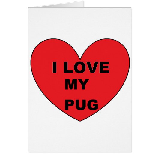 pug love cards (Front)