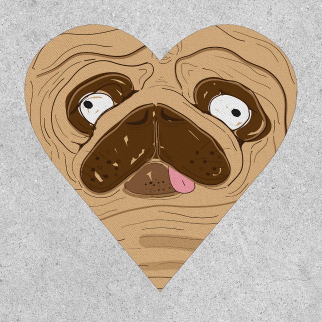 Pug Love Melt Patch (Front)