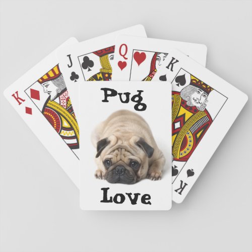 Pug Love Poker Cards