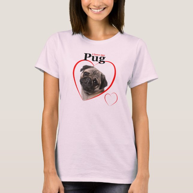Pug Love Shirt (Front)