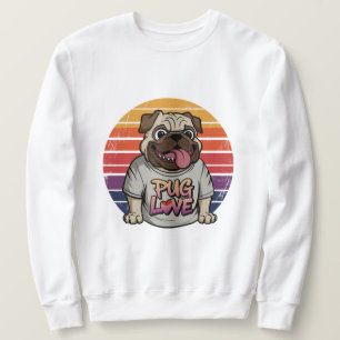 Pug Love Vibes Sweatshirt