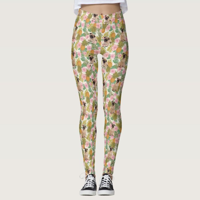 Pug lover leggings  (Front)