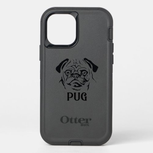 Pug Lover Phonecase Ipadcase  Couple Lovers Gift OtterBox Defender iPhone 12 Case
