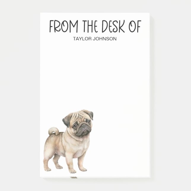 Pug Lover Post-it Notes (Front)