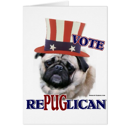 Pug Lovers Gifts Cards (Front)
