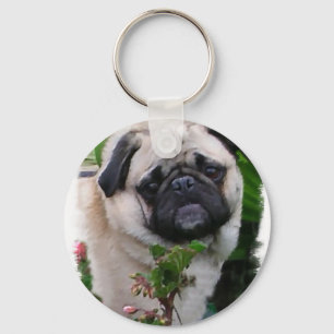 Pug Lovers Gifts Keychain