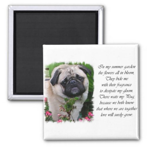 Pug Lovers Gifts Magnet