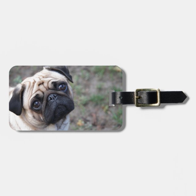 PUG LUGGAGE TAG (Front Horizontal)
