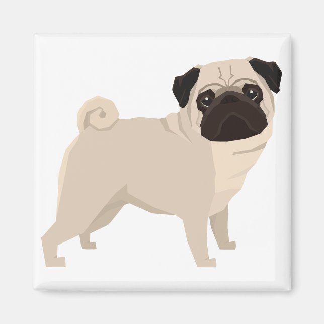 Pug Magnet (Front)