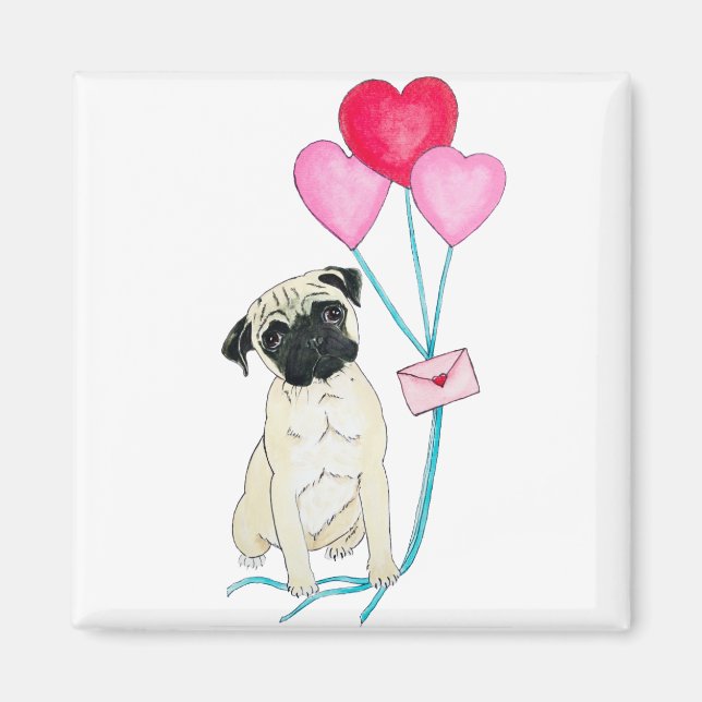 Pug Magnet (Front)