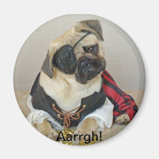 Pug Magnet (Front)