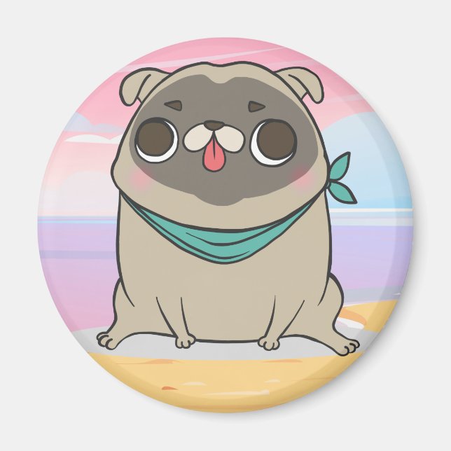 Pug Magnet (Front)