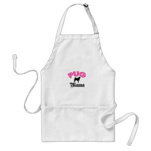 Pug Mama Adult Apron