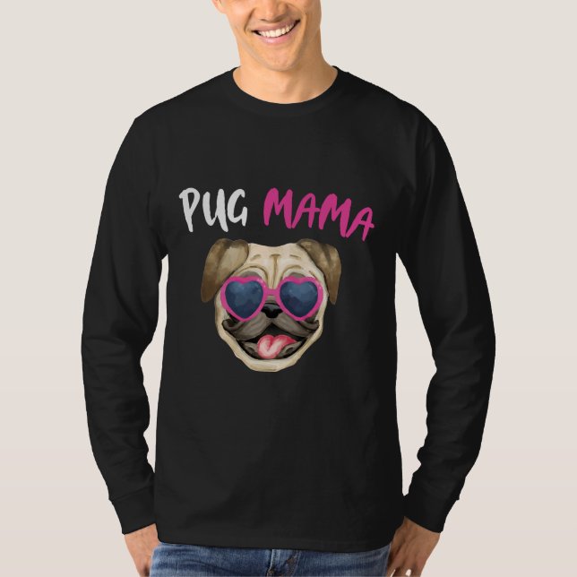 Pug Mama Women Cute Dog Mom Classic T-Shirt 514 (Front)