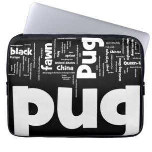 pug mashup.png laptop sleeve