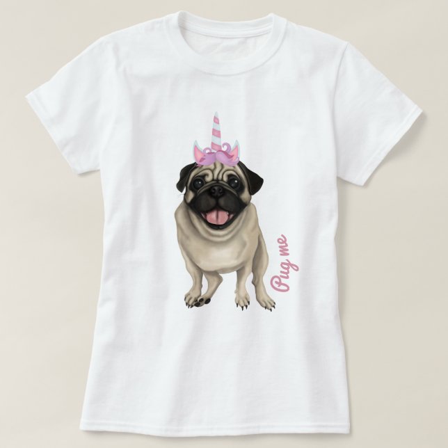 Pug me T-shirt (Design Front)