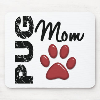 Pug Mom 2 Mouse Pad