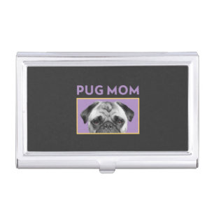 Pug Mom Business Card Case