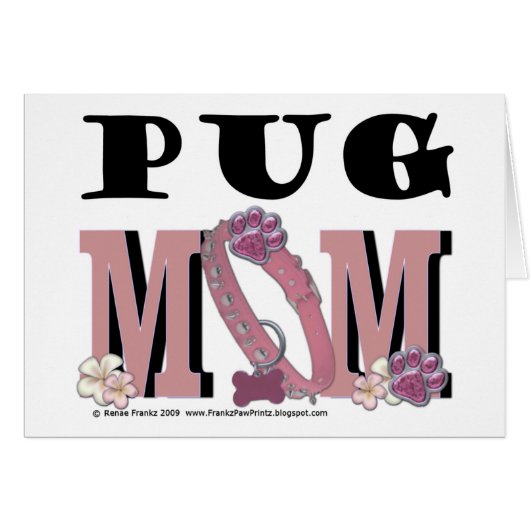 Pug MOM Cards (Front Horizontal)