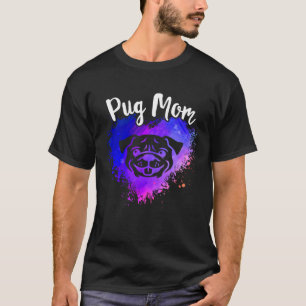 Pug mom Cute Dog Mom Pugs Mama Puppy Adorable Wome T-Shirt