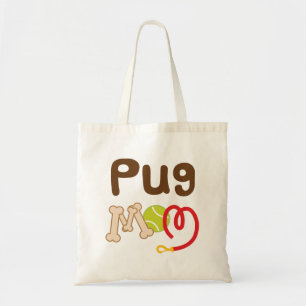 Pug Mom (Dog Breed) Tote Bag