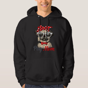 Pug Mom Glasses Classic T-Shirt 787 Hoodie