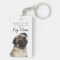 Pug Mom Key Ring