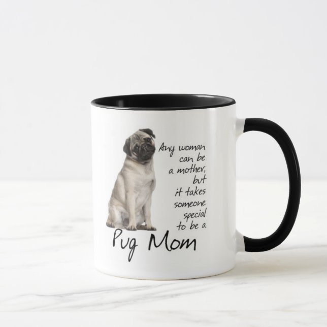 Pug Mom Mug (Right)