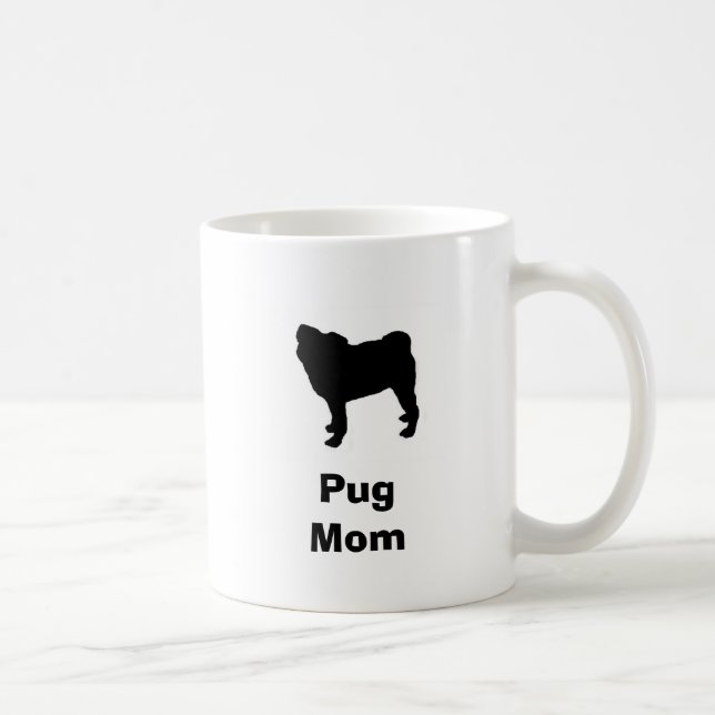 "Pug Mom" Mug (Right)