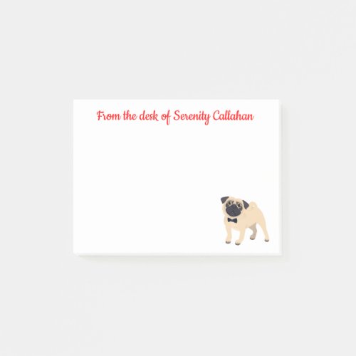 Pug Mom Puppy Dog Dad Rescue Puppies Post_it Notes