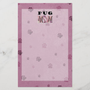 Pug MOM Stationery