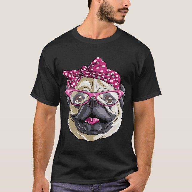 Pug Mom T-Shirt (Front)