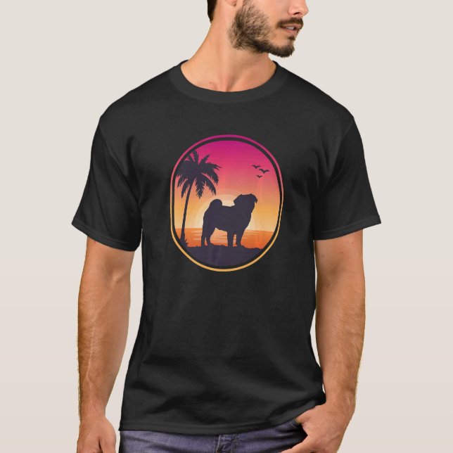 Pug Mops Carlin Dog Breed  38 T-Shirt (Front)