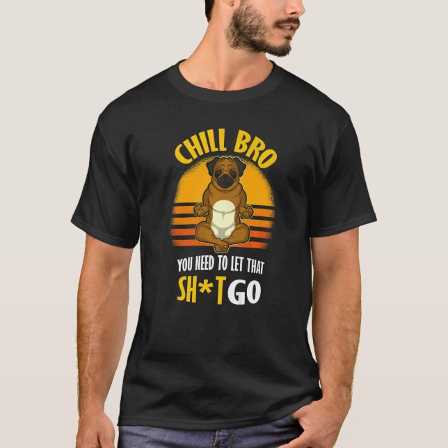Pug Mops Carlin Dog Breed  44 T-Shirt (Front)