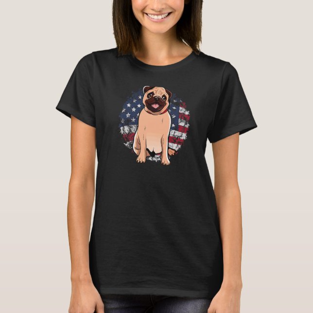 Pug Mops Carlin Dog Breed  55 T-Shirt (Front)