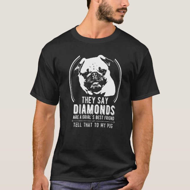 Pug Mops Carlin Dog Breed  8 T-Shirt (Front)