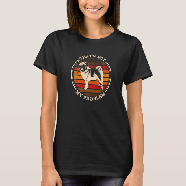 Pug Mops Carlin Dog Breed T-Shirt (Front)