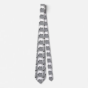 Pug Mops Neck Tie