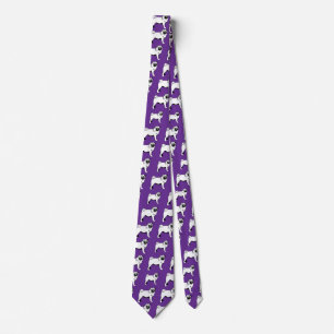 Pug Mops Neck Tie